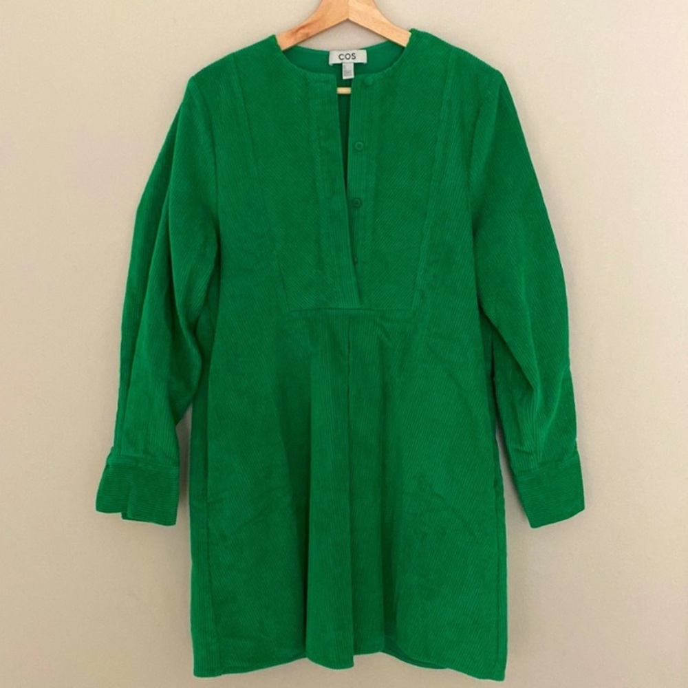 COS A-Line Corduroy Shirt Dress